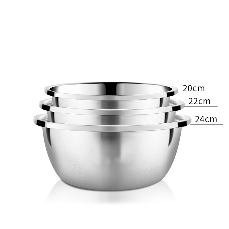 美之扣不锈钢盆5件套bxgp2单位（套） 不锈钢色