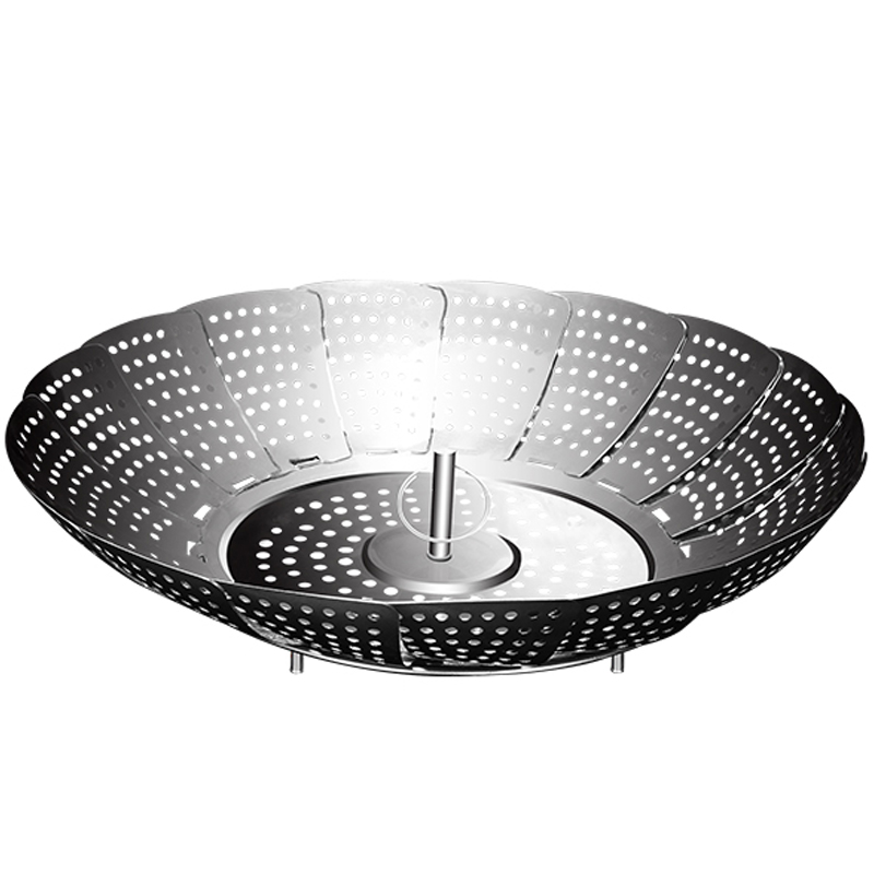 美之扣不锈钢折叠蒸盘中号zp1单位（个） 不锈钢色