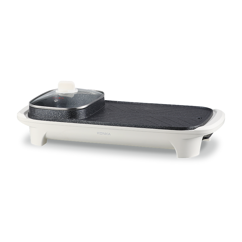 康佳（KONKA）家用多功能涮烤一体机KSKG-1393-M  单位（台） 白色