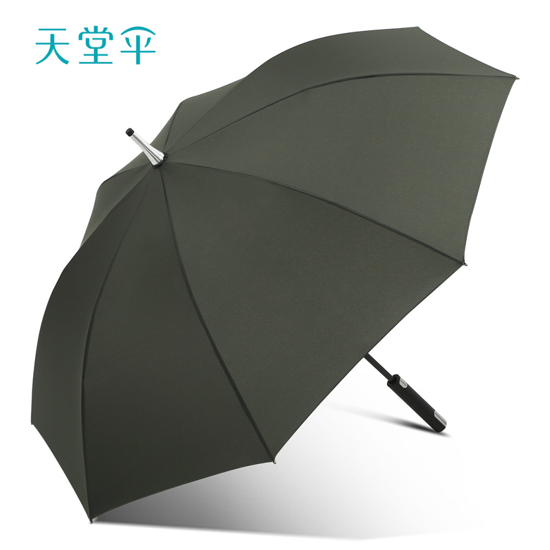 天堂【11006E晓凤】双人直杆伞8骨-/把 纽曼绿