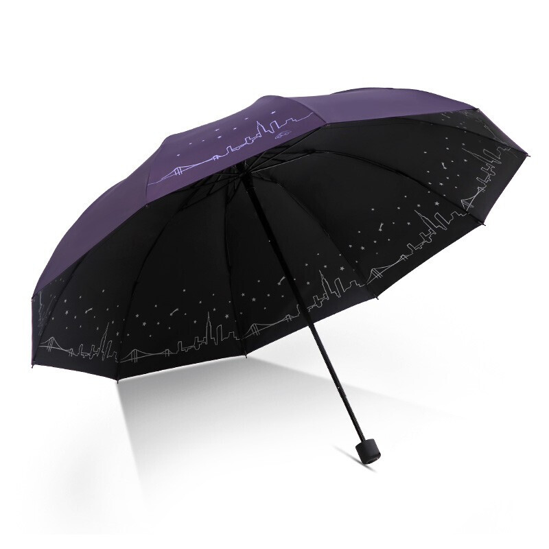 天堂 31157E城市星空 约105*70cm 双人大伞 深紫（单位：把）