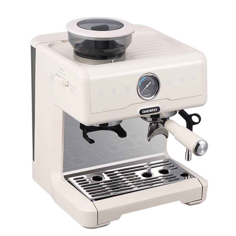 大宇（DAEWOO）研磨一体式小型半自动咖啡机DY-KF26A 单位（台） 科洛白
