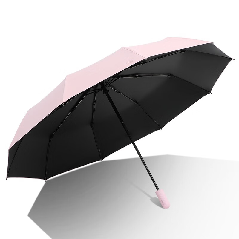 天堂【31171E风雅】全自动三折伞10骨-/把 山樱粉