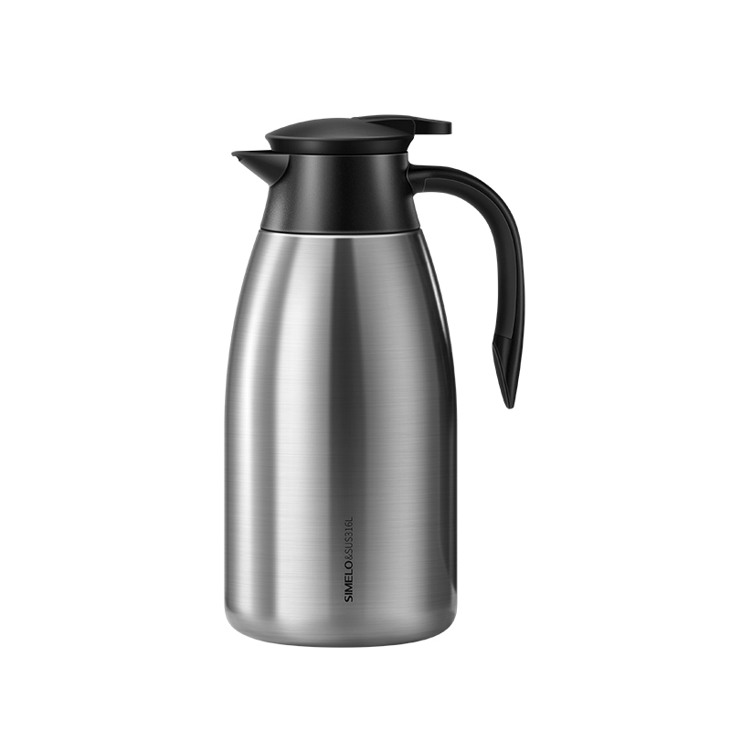 SIMELO印象京都316L大容量迎宾保温壶2500ML (单位：个) 本色