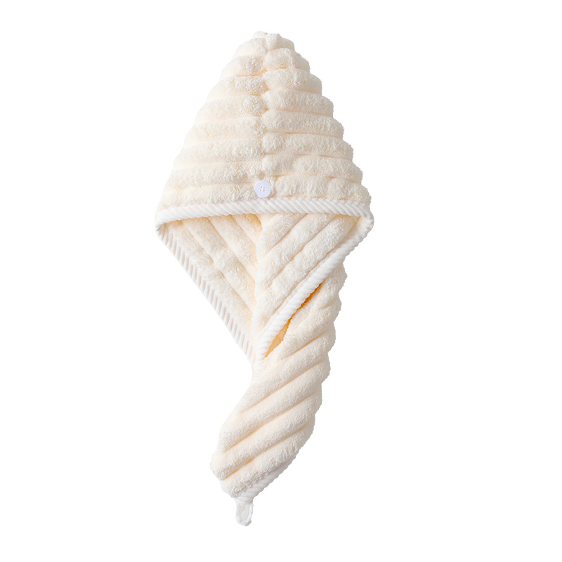 毛毛雨140085椰椰奶条干发帽25*65cm  单位：条 颜色随机