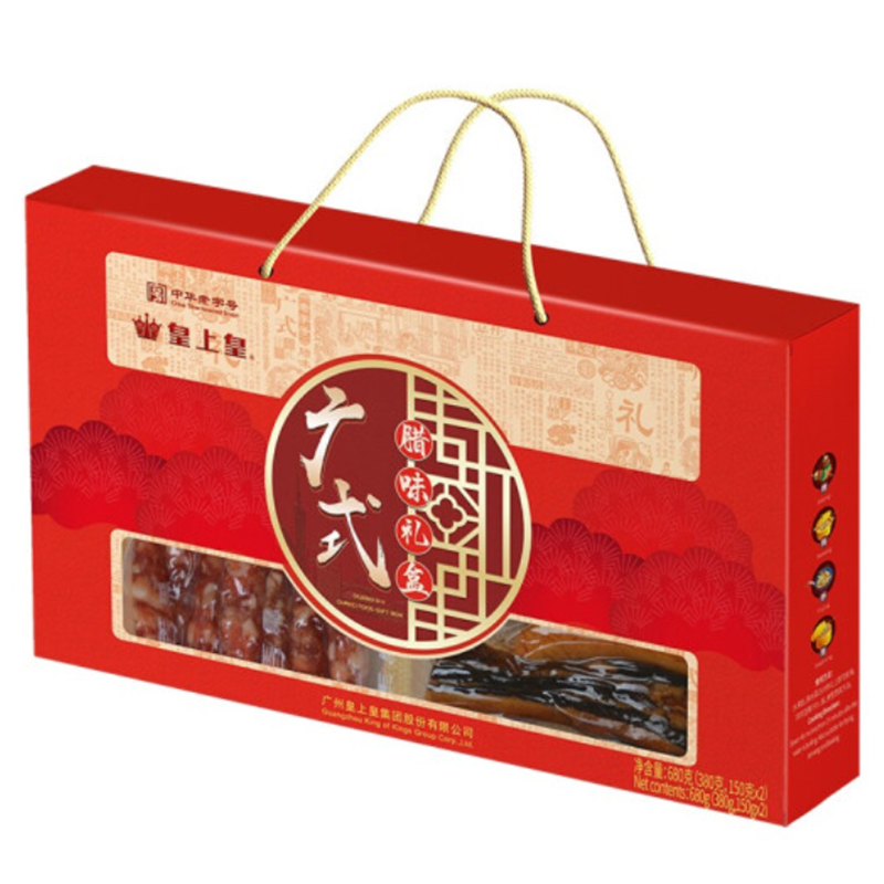 皇上皇广式腊味礼盒680g 单位：盒 拿铁色