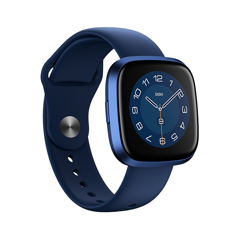 dido G28SPRO高精准评测血糖血压手表老年人家用血糖仪无创免扎针健康监测血氧心率男女运动手表 蓝色