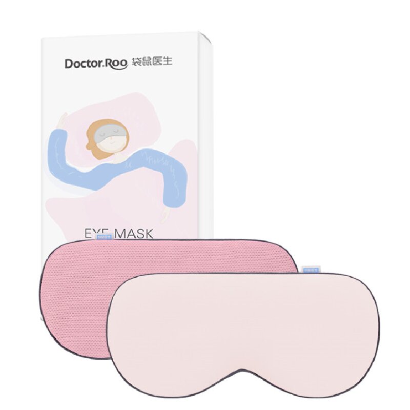 袋鼠医生  凉温两用眼罩 22cmx10cm&plusmn;10%  1副/盒*3盒 温感面：藕粉 凉感面：樱落粉