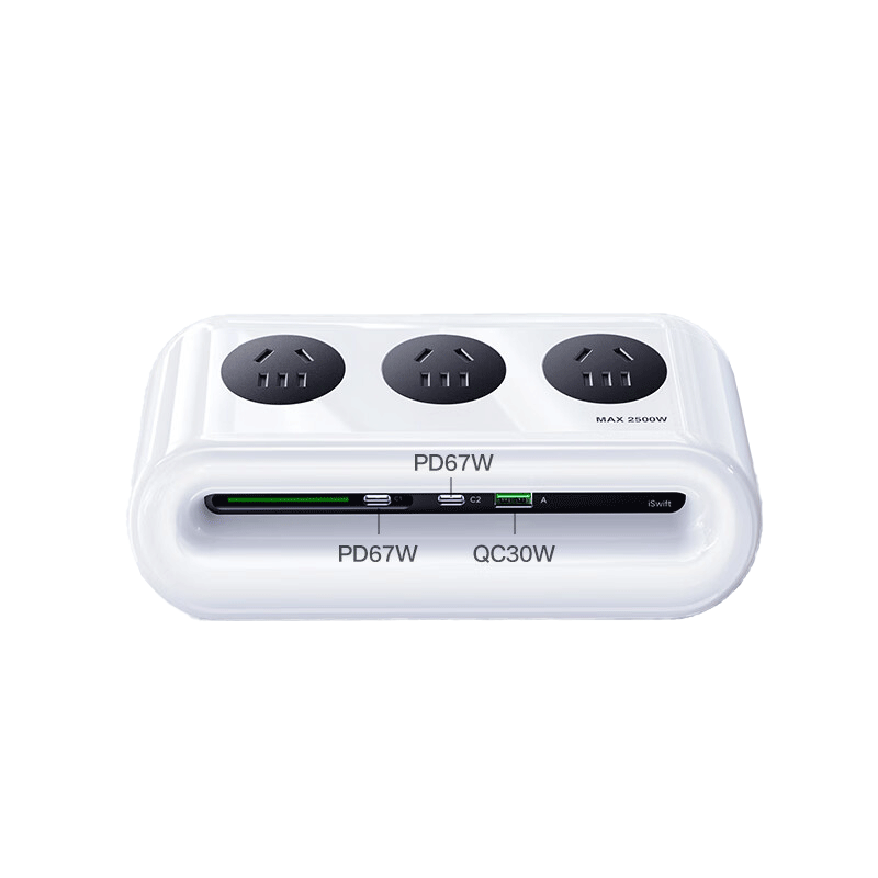 图拉斯-云 PowerCloud(升级版)桌面排插    单位：个 白色