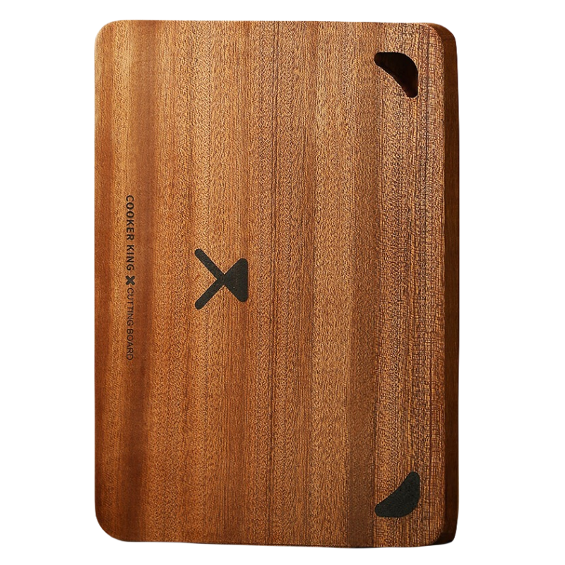 炊大皇乌檀木小熊砧板40*28*2cm  ZB01XX（单位：个） 乌檀木色