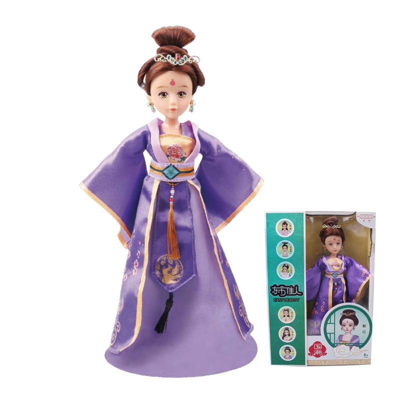 思成GLO-UP精美娃娃玩具小女孩子中国风古风仿真女童2023新款玩偶  单位：个 古风少女10英寸娃娃-妲己