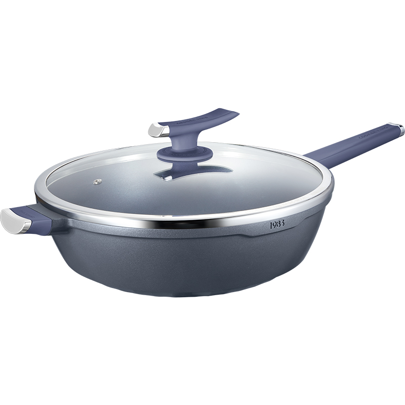 炊大皇蓝钻炒锅CKNC6432ZS 单位：个 蓝色