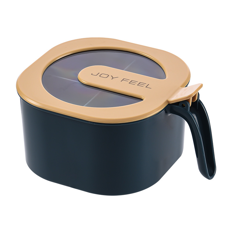 美之扣四格方形调味盒twh8单位（个） 蓝色