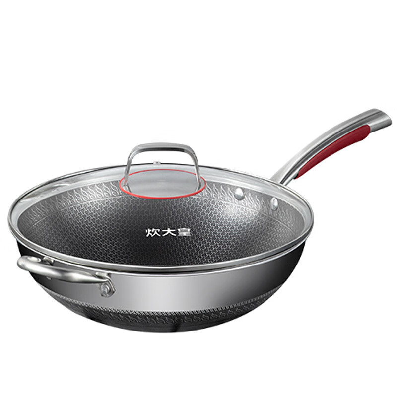 炊大皇316L双面屏炒锅 CK72252 单位：个 银色