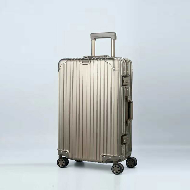 TOBOOG/途帮铝镁合金简约品质行李箱铝框箱拉杆箱万向轮旅行箱JH1001  单位：个 香槟色 20寸