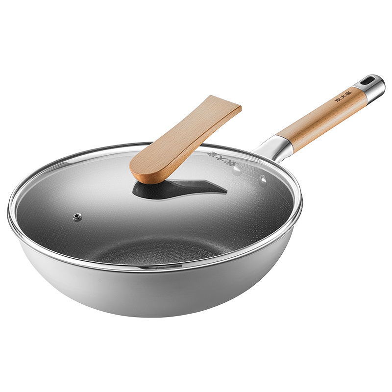 炊大皇轻悦不锈钢炒锅CG30QY 单位：个 不锈钢色