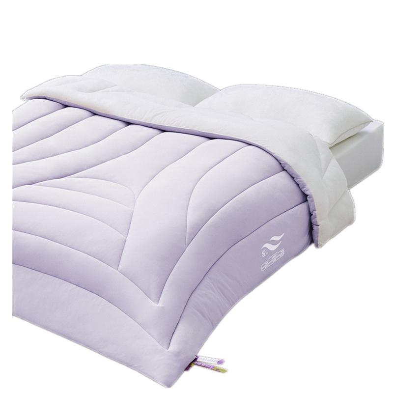 艾美家 轻暖云朵被-冬被 200*230cm 约3300g 红/黄/紫 下单备注颜色 (单位：条) 随机