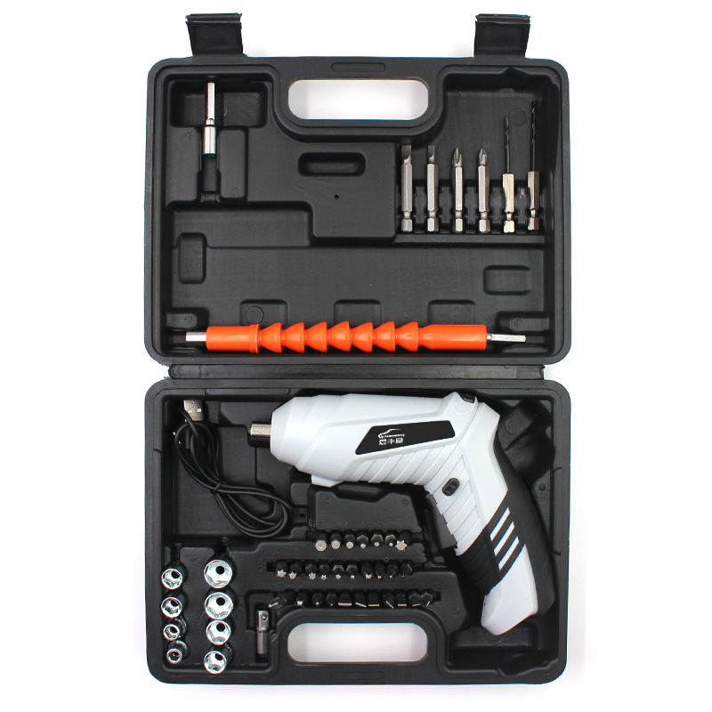 爱车屋（ICAROOM） D-2137 48件套 迷你电动工具48件套 浅灰色（单位：套）