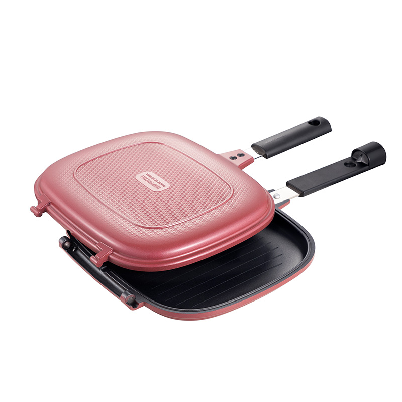 HAPPYCALL compact蒸煎双面锅-可拆卸（单位：个） 粉色