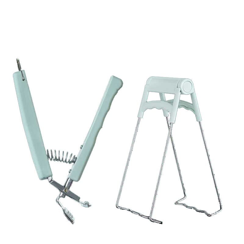 美之扣盘夹防烫2件套pj11单位（套） 浅杉绿