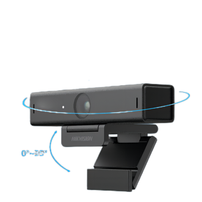 海康威视HIKVISION商用 DS-U62会议直播网课商务办公款摄像机USB即插即用免驱动200万 黑色