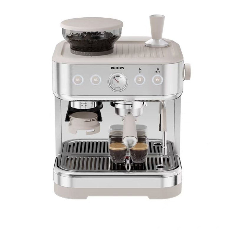 飞利浦（PHILIPS）双子星系列张凌赫推荐意式半自动咖啡机PSA2218/50 单位：台 郁金香粉