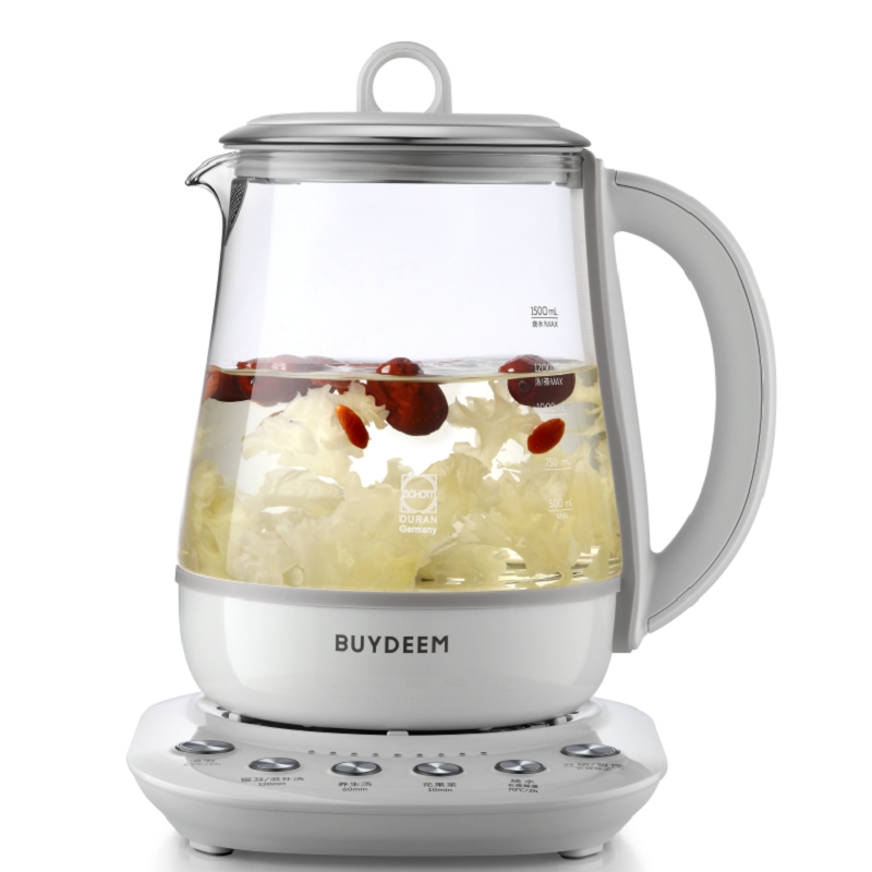 北鼎（Buydeem）养生壶中药壶多功能养生壶迷你玻璃煮茶器 K118（单位：个） 白色