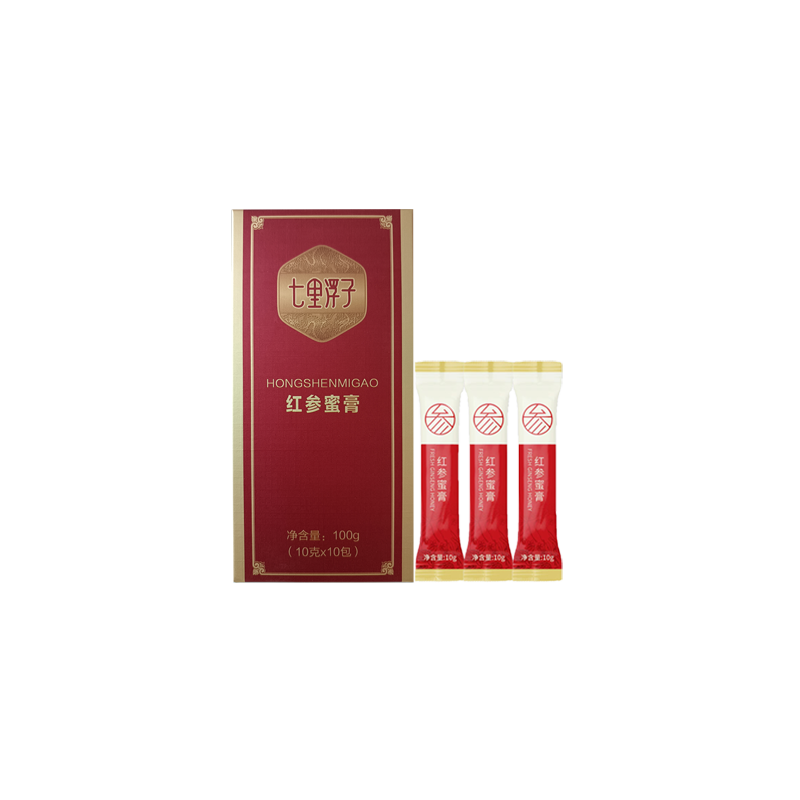 七里浮子红参蜜膏（便携装）100g（10g*10袋）单位：盒 拿铁色