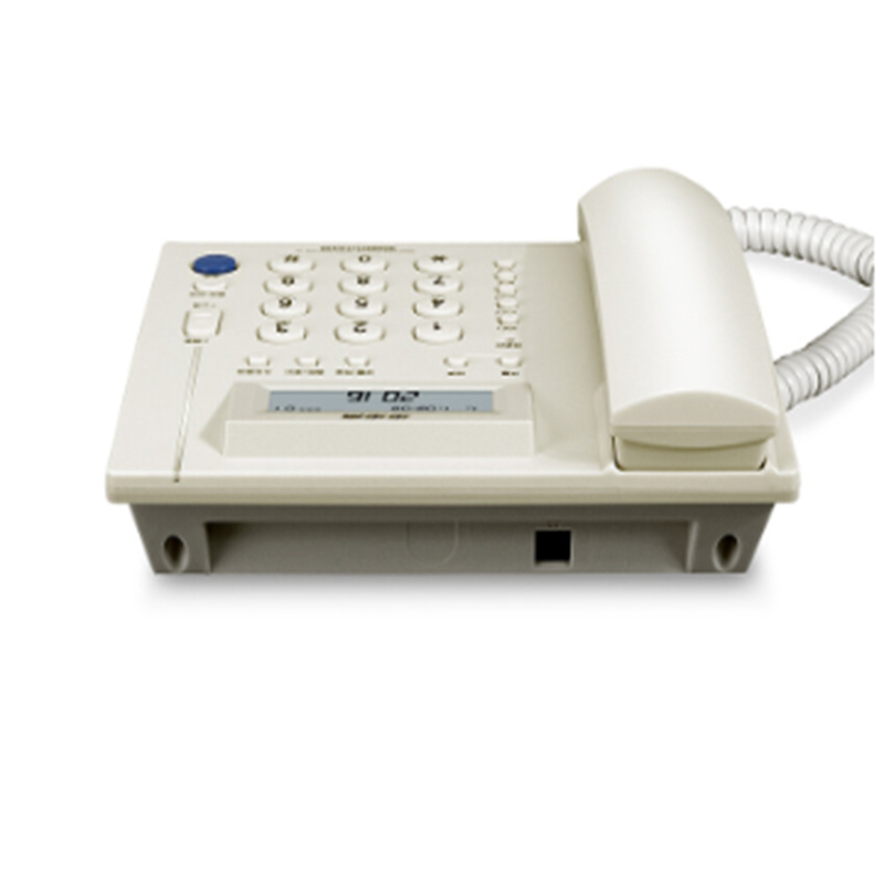 步步高 BBK 电话机 HCD007(113)TSD 免提通话 (玉白) 单位：台 白色