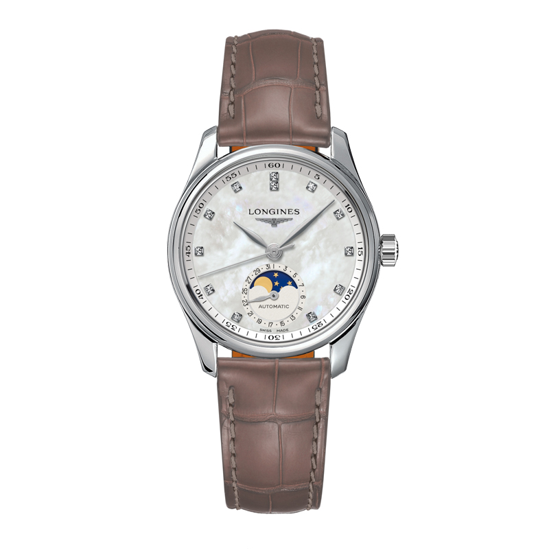 浪琴Longines 名匠系列机械女士腕表 L2.409.4.87.4  单位：块 珠光贝母