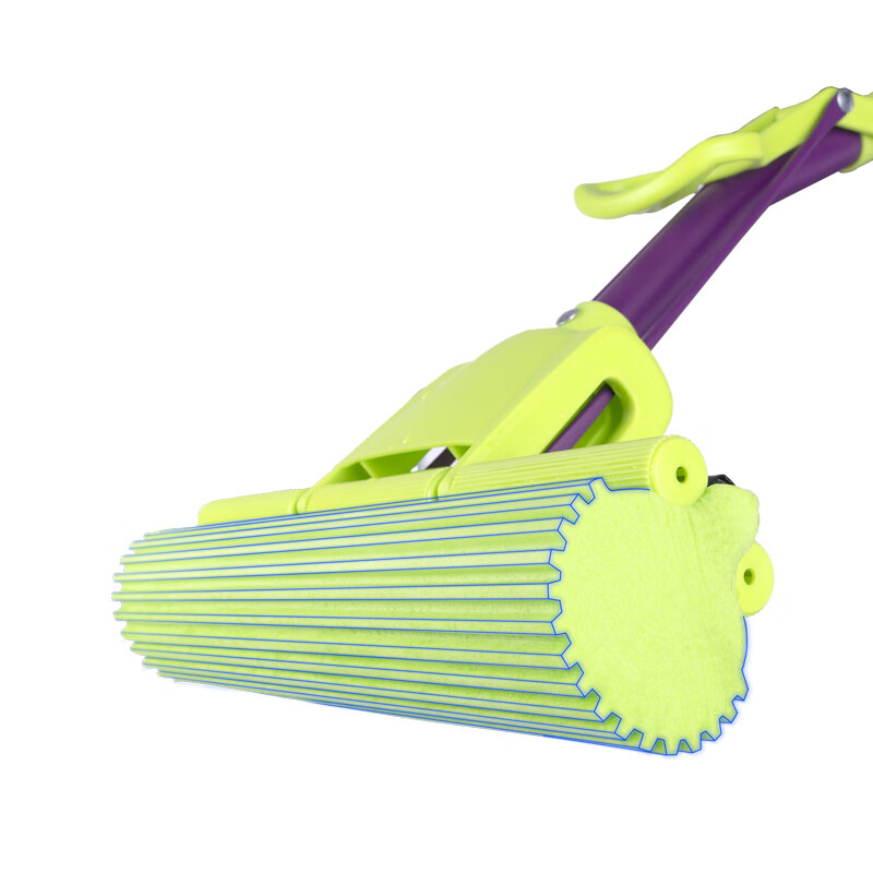 妙洁 拖把海绵 共2个胶棉头 懒人免手洗 吸水胶棉地墩布 家用一拖净MOJ-A 单位：个 混色