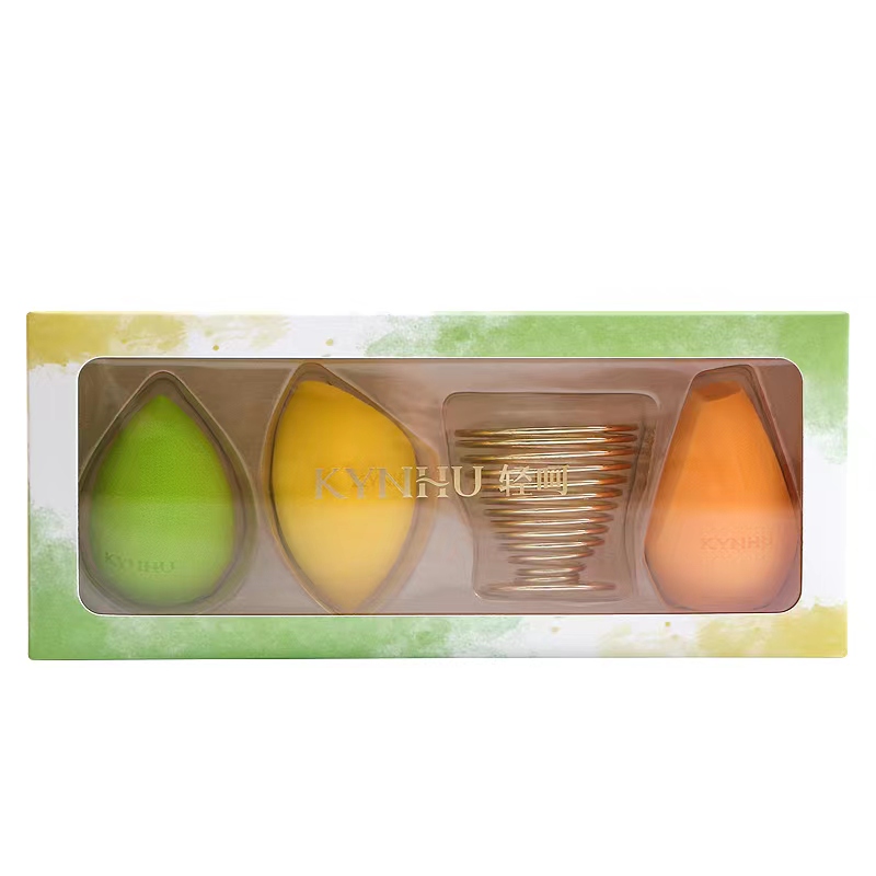 轻呵美妆蛋套装- 3个装+蛋架 MZD-3-H  单位：套 黄色