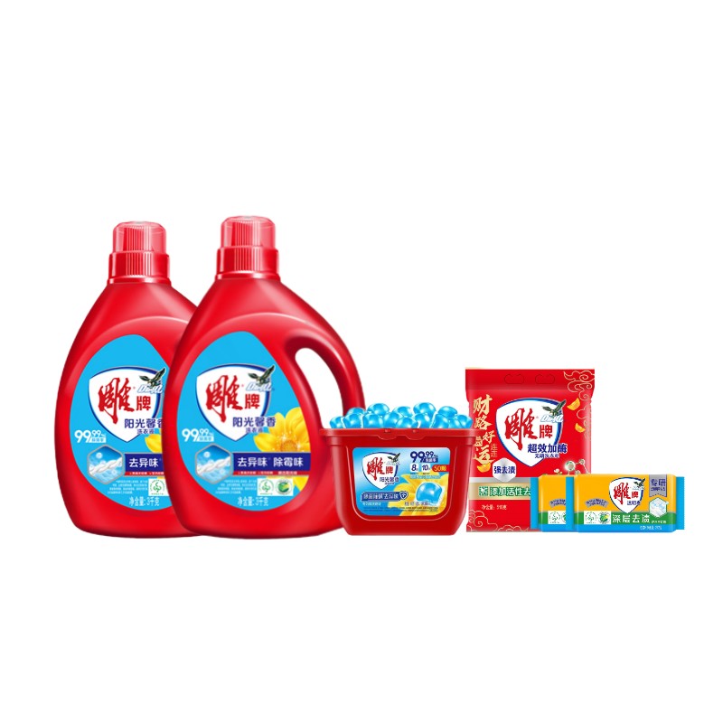 雕牌洗衣组合7402g 单位：组 红色