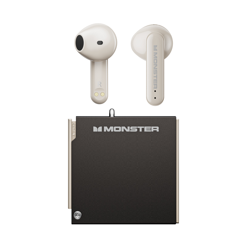 魔声（MONSTER）无线蓝牙耳机 半入耳式HIFI高音质音乐游戏电竞智能降噪运动跑步长续航单位：副 锖色