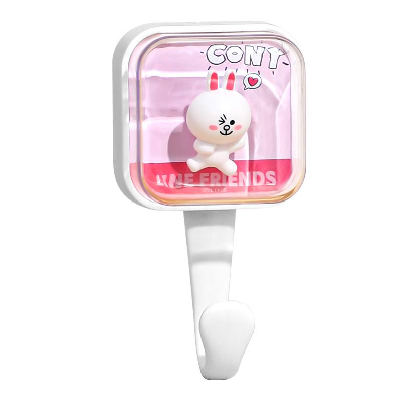 麒林&布朗熊-挂钩-D5414-CONY款（单位：个） 白色