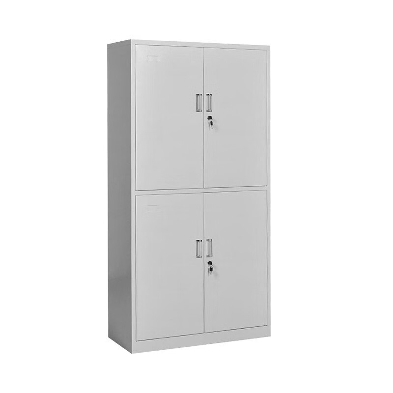 荣美盛 通双节柜文件柜带锁资料柜档案柜铁皮柜/个 850*390*1800mm