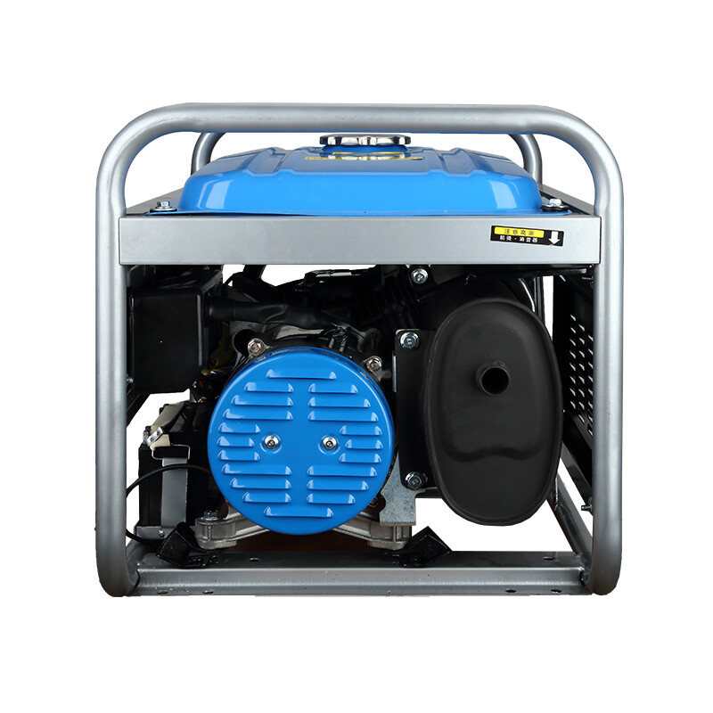 鸣固8KW汽油发电机220v380v双电压家用小型发电机8KW电启动+烧汽油（单位：台） 蓝色