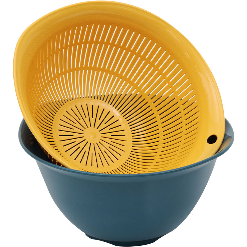 JEKO&JEKO 24CM果蔬篮套装 SWB-6099（单位：套） 黄+蓝