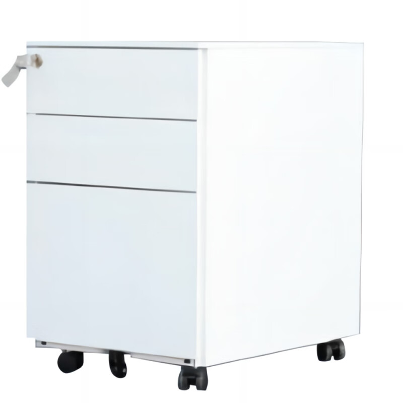 荣美盛 办公室移动办公柜子文件柜矮柜资料柜活动柜带锁/个 404*484*595mm