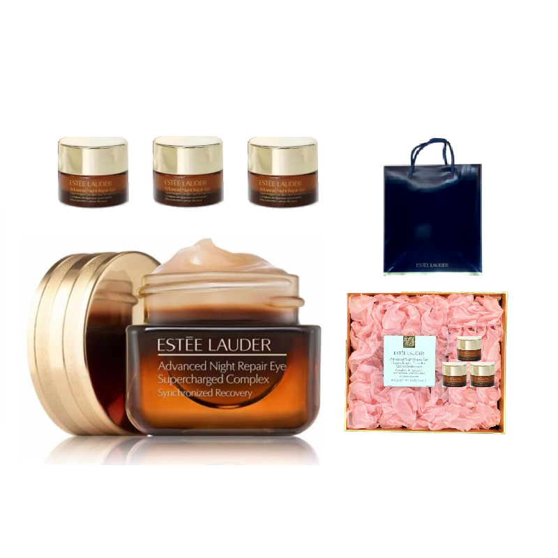 雅诗兰黛E.L 特润修护抗蓝光眼霜套盒买1得2(单位：套) 15ml+5ml*3