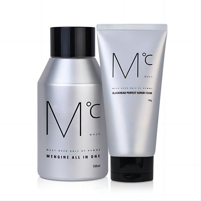 MdoC 蒙度士去黑头磨砂洁面膏150g+活力多效润肤露150ml（精简护肤组合）单位：组 灰色