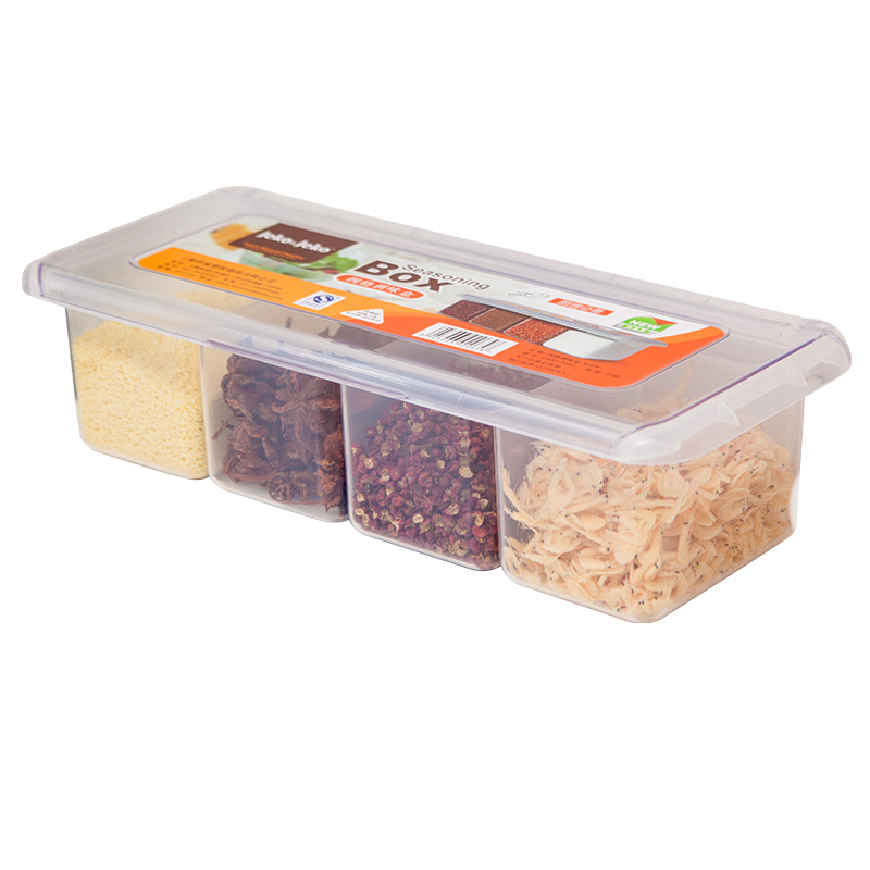 JEKO&JEKO 四格调味盒SWB-2065（单位：个）（偏远地区不发货） 白色