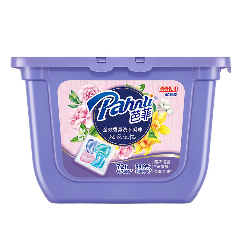 芭菲全效香氛洗衣凝珠四腔40颗320g 独傢记忆（单位：盒） 拿铁色