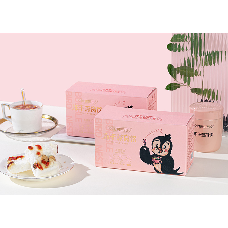 燕遇东方 冻干燕窝饮（5包装）12g*5包/粉杯子1个  单位：盒 粉色