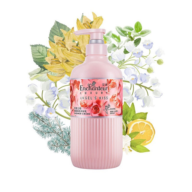 艾诗香奢美肌沐浴露（粉妍牡丹）450g（单位：瓶） 拿铁色