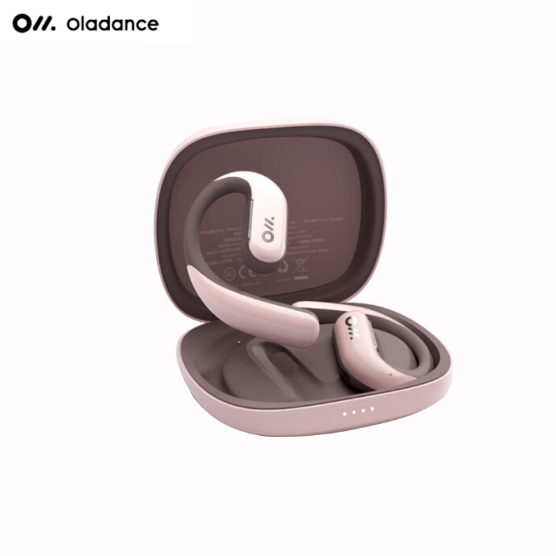 Oladance OWS Pro全开放式耳机 无线蓝牙不入耳 防漏音运动耳机 超长续航 单位：副 薄晕烟粉