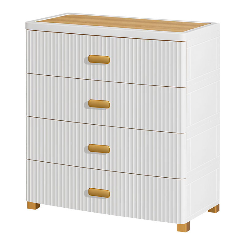 JEKO&JEKO SWB-5994【木纹盖】73cm轻奢四层柜(单位：套）（偏远地区不发货） 白色