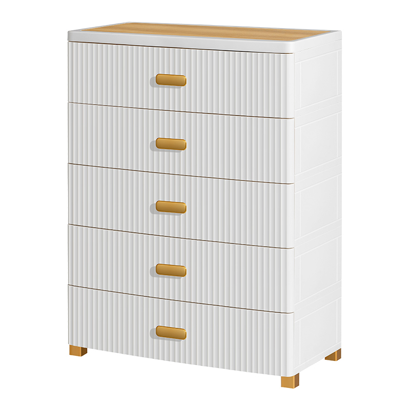 JEKO&JEKO SWB-5995【木纹盖】73cm轻奢五层柜(单位：套）（偏远地区不发货） 白色