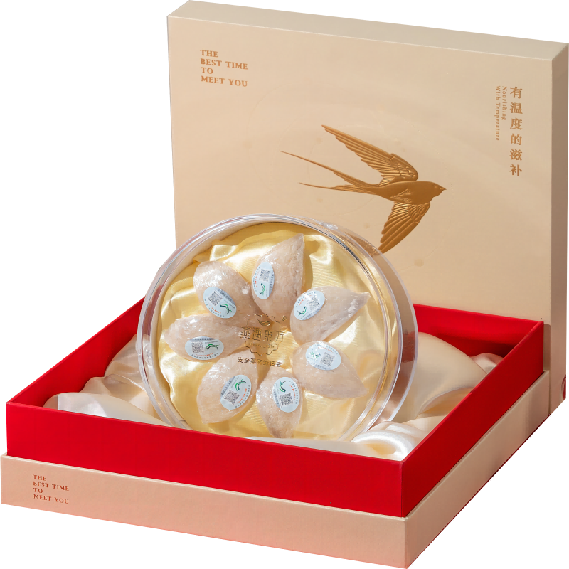 燕遇东方 金燕瑞福燕窝礼盒 40g/盒 象牙色