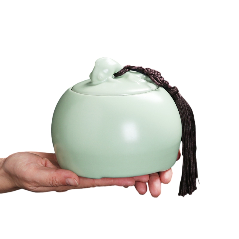 金镶玉 年年有余茶叶罐  单位：个 绿色